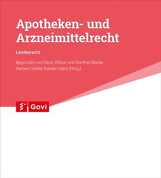 Apotheken- und Arzneimittelrecht - Landesrecht Schleswig-Holstein