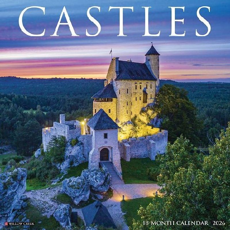 Castles 2026 12 X 12 Wall Calendar