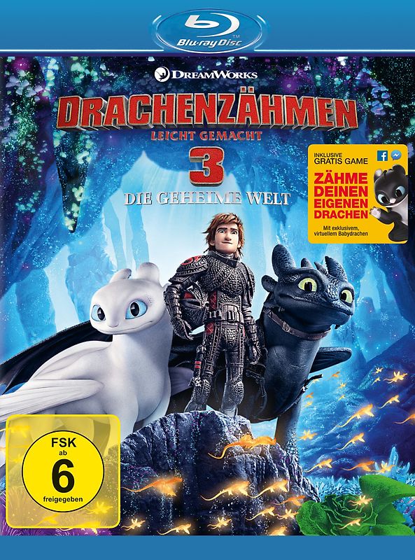 Drachenzähmen leicht gemacht 3 - Die geheime Welt Blu-ray Disc