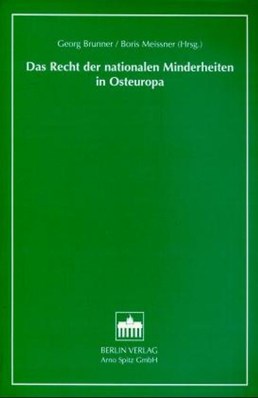 Das Recht der nationalen Minderheiten in Osteuropa