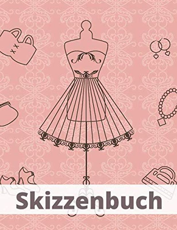 Skizzenbuch: Sketch Buch, Zeichenbuch | Großes Format | Schreiben, Zeichnen, Malen, Lettering, Sketchnotes | Modethema |100 Seiten | Geeignet für alle ... Handlettering (Zeichen & Skizzenbuch, Band 1)