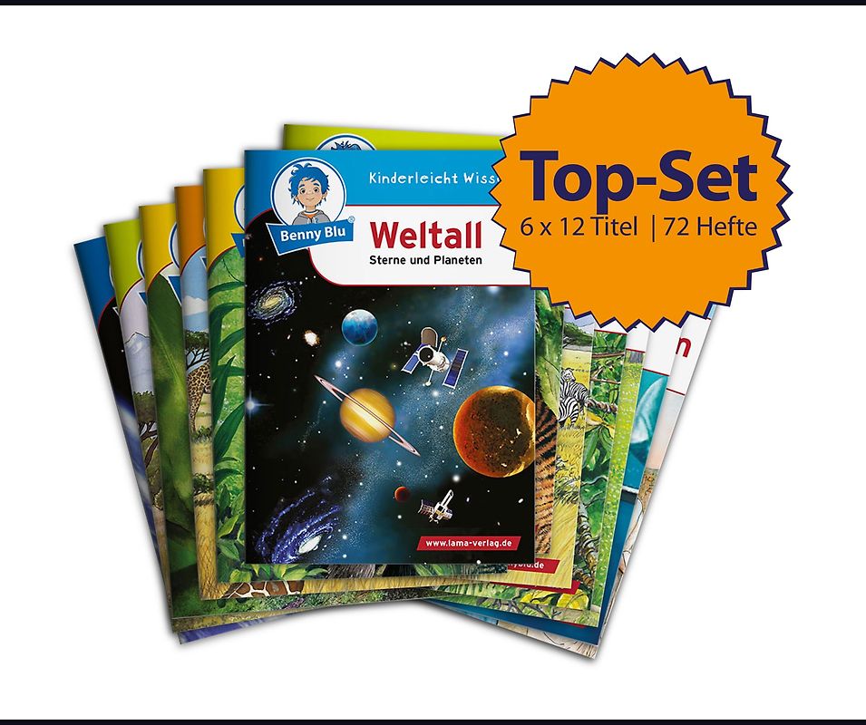 Benny Blu - Top-Seller-Set 2 12 x 6 Titel ( 72 Wissensbücher )