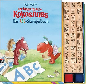 Der kleine Drache Kokosnuss - Das ABC-Stempelbuch - Set