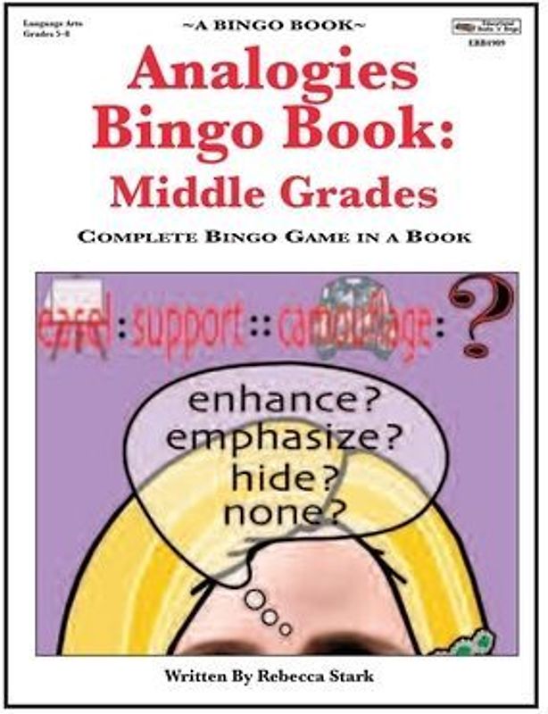 Analogies Bingo Book