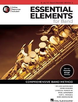Essential Elements for Band - Eb Alto Saxophone Book 2 with Eei