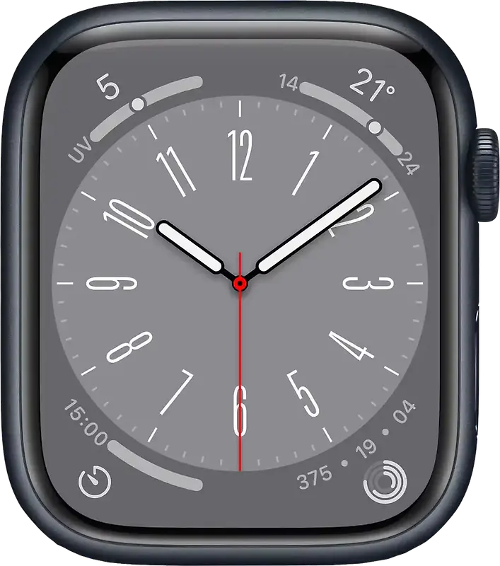 Apple Watch Series 8 41 mm Cassa in Alluminio mezzanotte [Wi-Fi]