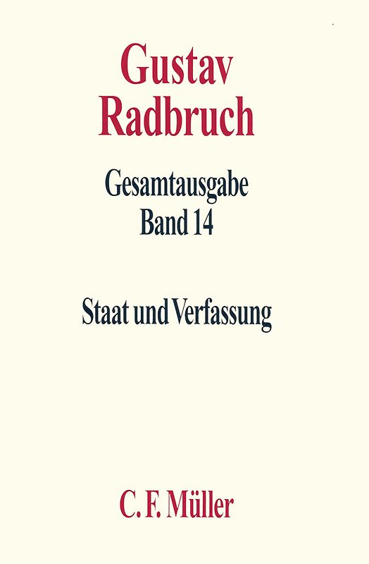 Gustav Radbruch Gesamtausgabe