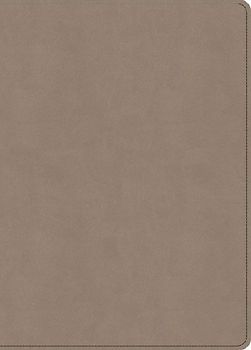 KJV Single-Column Wide-Margin Bible, Sand Leathertouch