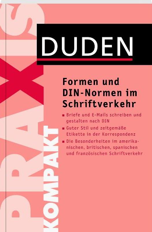 Duden Praxis kompakt – Formen und DIN-Normen im Schriftverkehr