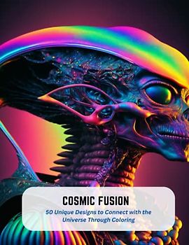 Cosmic Fusion: 50 Unique Designs to Connect with the Universe Through Coloring