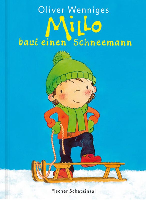 Millo baut einen Schneemann