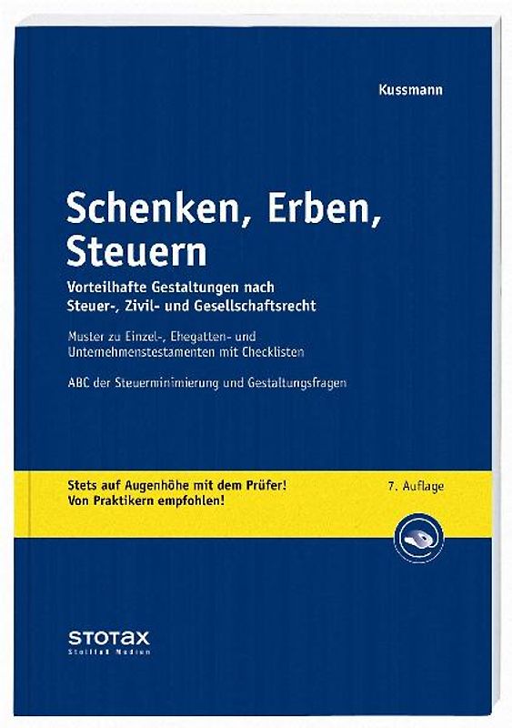 Schenken, Erben, Steuern