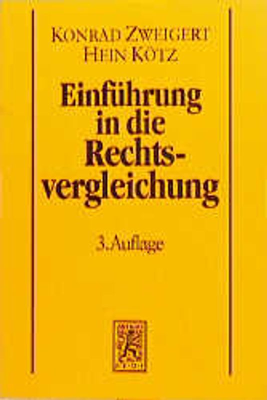 Einführung in die Rechtsvergleichung
