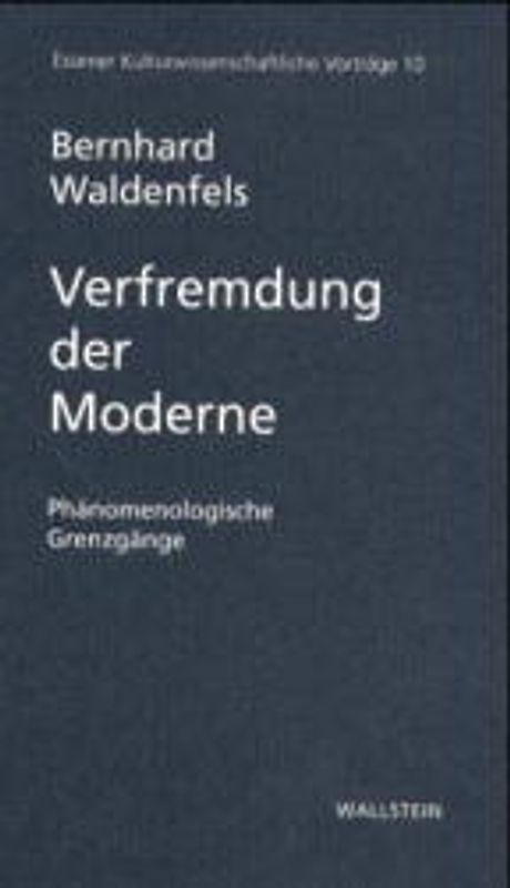 Verfremdung der Moderne