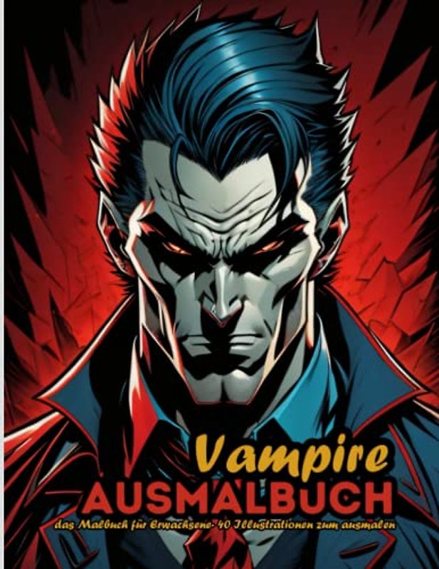 Vampire Ausmalbuch: Das Vampire Ausmalbuch für Erwachsene