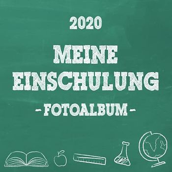 Meine Einschulung 2020 Fotoalbum zum Schulanfang für Mädchen und Jungen: Erinnerungsalbum & Gästebuch als Geschenk für die Schultüte zum ersten Schultag
