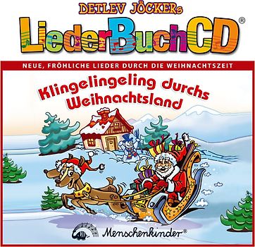 Klingelingeling durch's Weihnachtsland - LiederBuchCD
