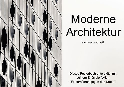 Moderne Architektur in schwarz und weiß (Posterbuch DIN A3 quer)