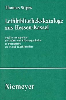 Leihbibliothekskataloge aus Hessen-Kassel