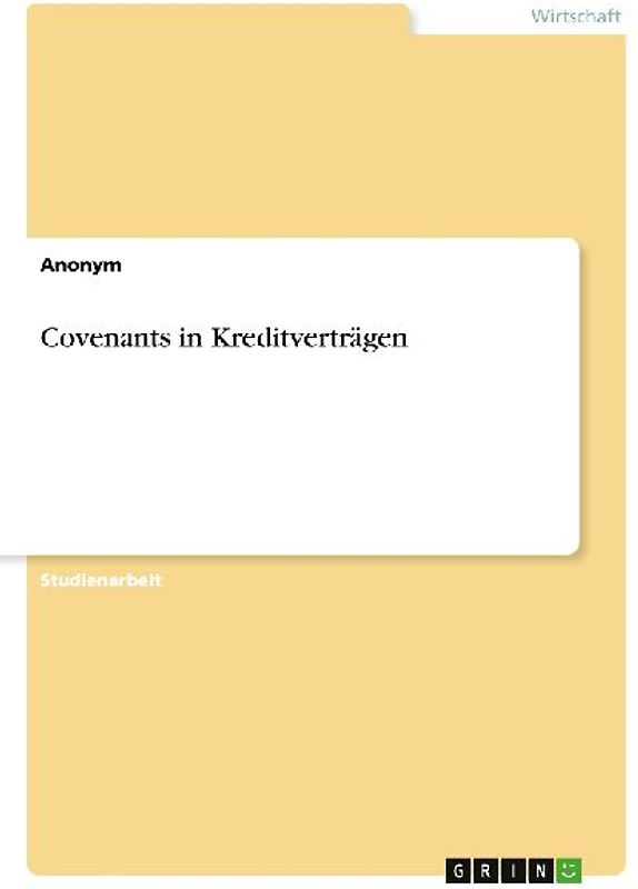 Covenants in Kreditverträgen