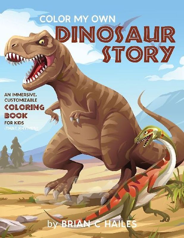 Color My Own Dinosaur Story
