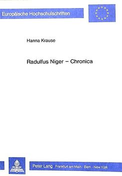 Radulfus Niger - Chronica