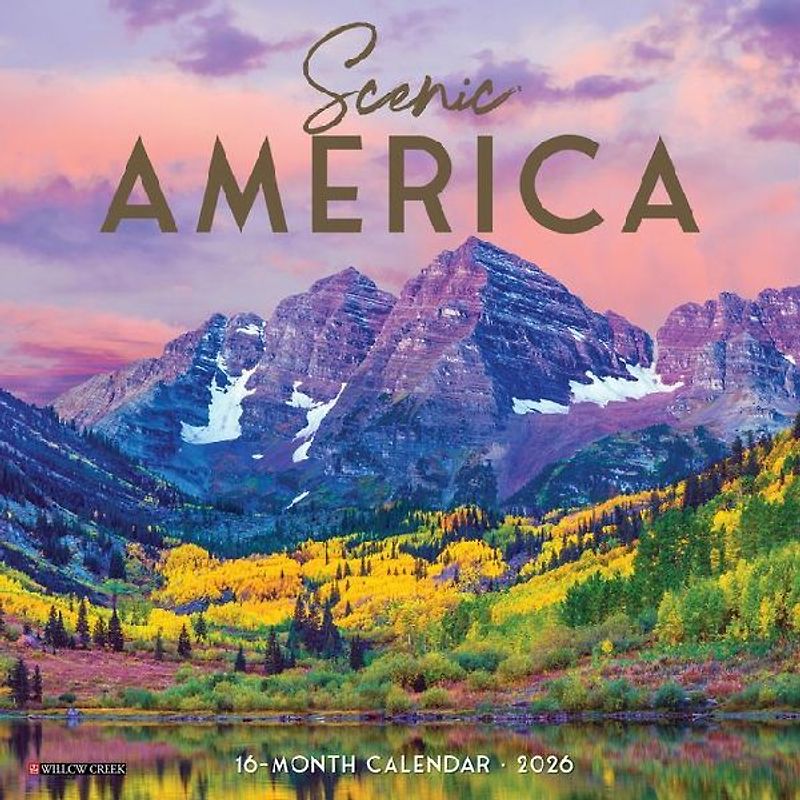 Scenic America 2026 7 X 7 Mini Wall Calendar