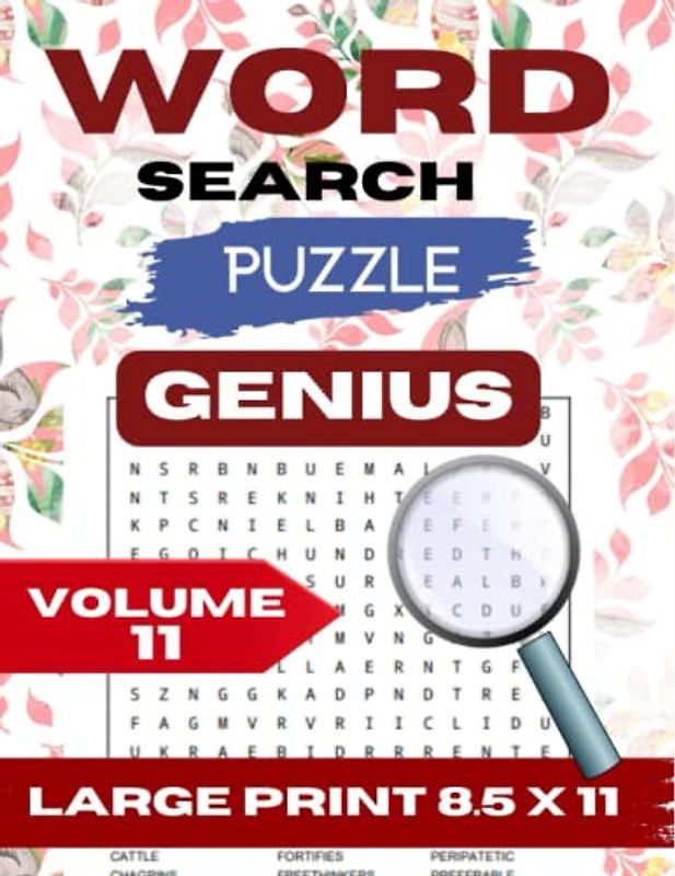 word search books for adults variety: 120+ Large-Print Puzzles Word Search for adults and seniors