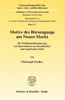 Motive des Börsengangs am Neuen Markt.
