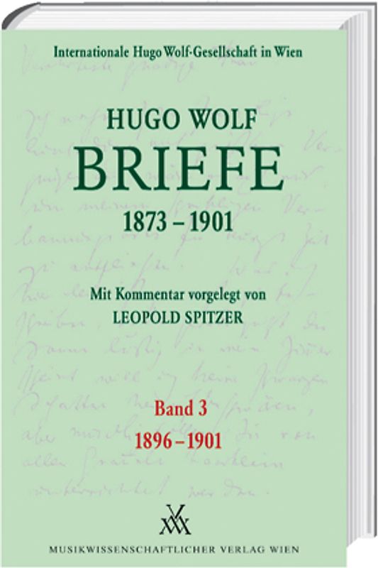 Hugo Wolf Briefe 1873-1901 / Band 3: 1896-1901