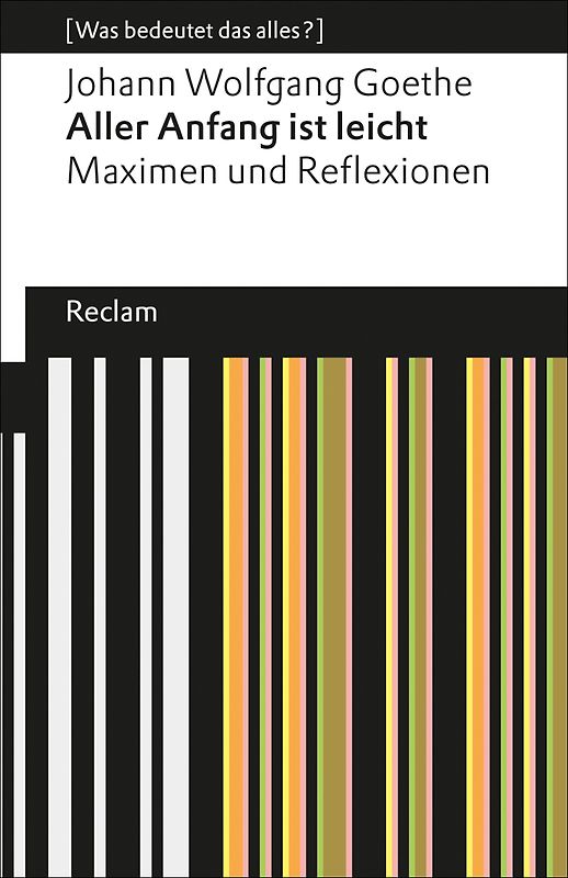 Aller Anfang ist leicht