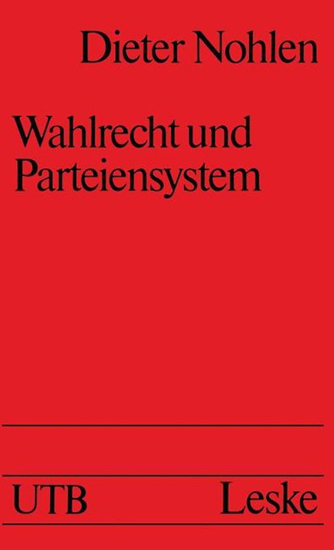 Wahlrecht und Parteiensystem