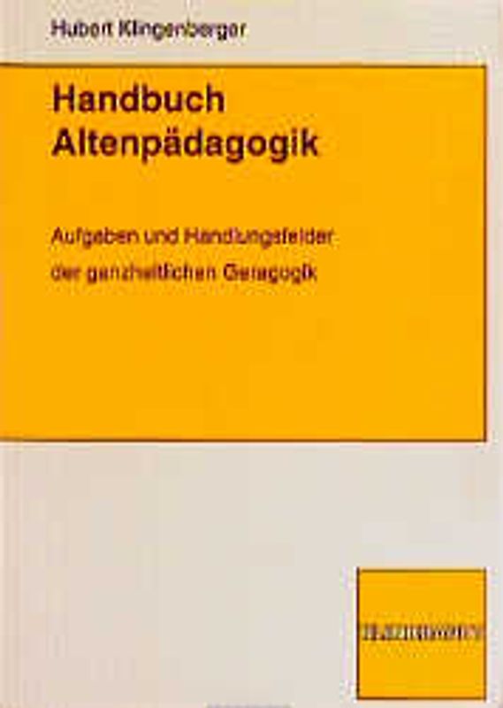 Handbuch Altenpädagogik
