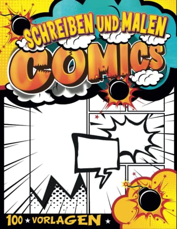 Cartoon Kreatives Comic: Comic-Skizzenblock | Füllen Sie Anfänger-Comic-Bücher Aus | Mädchen Ab 10 Jahre Geschenkideen