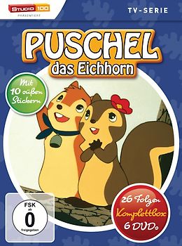 Puschel - Das Eichhorn Komplettbox [6 DVDs] DVD