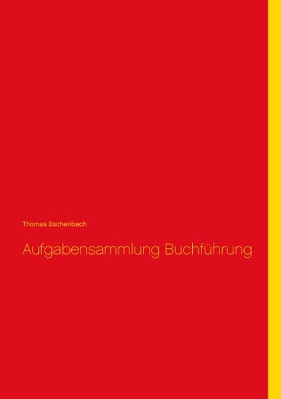 Aufgabensammlung Buchführung