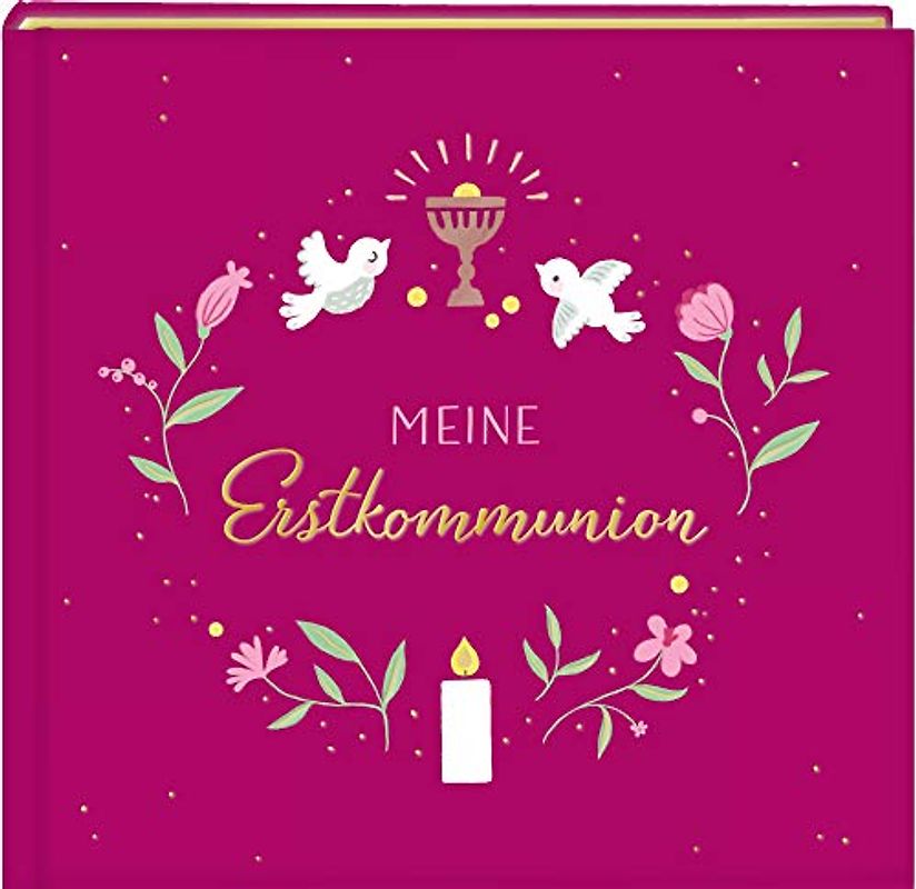 Eintragalbum - Meine Erstkommunion (beerenfarben)