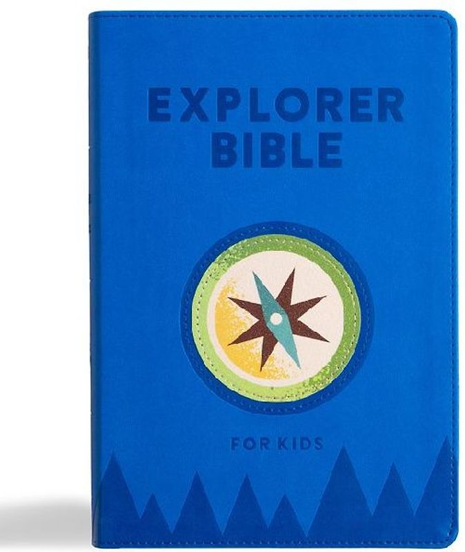 KJV Explorer Bible for Kids, Royal Blue Leathertouch