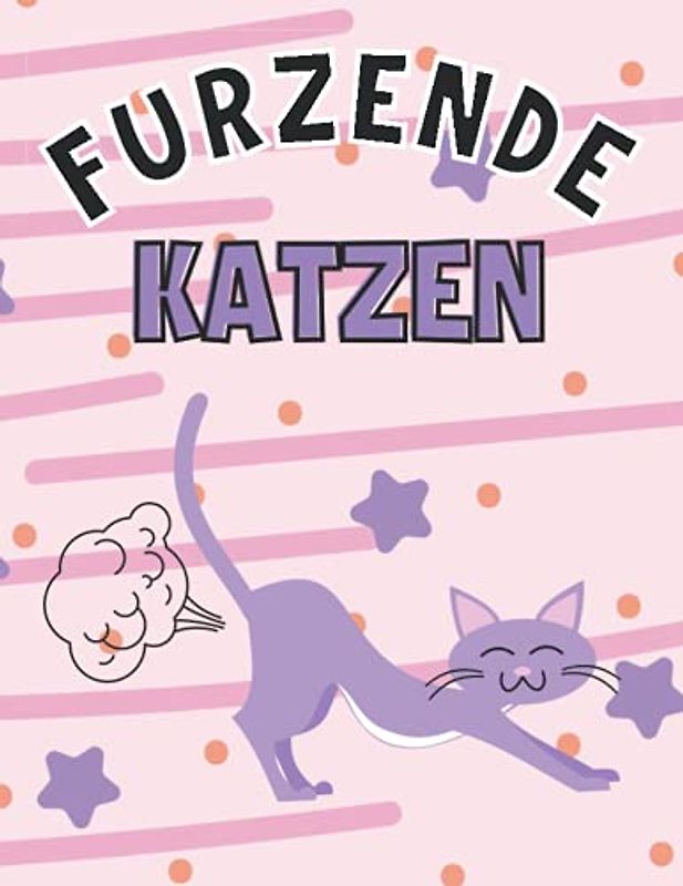 Furzende Katzen: Malbuch