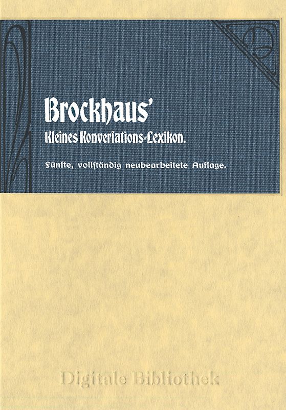 Digitale Bibliothek 50: Brockhaus' - Kleines Konversations-Lexikon MacOS