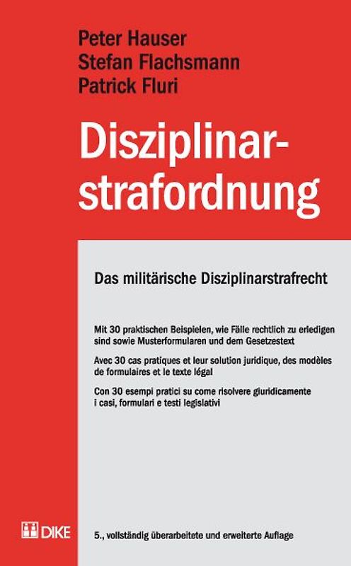 Disziplinarstrafordnung. Das militärische Disziplinarstrafrecht