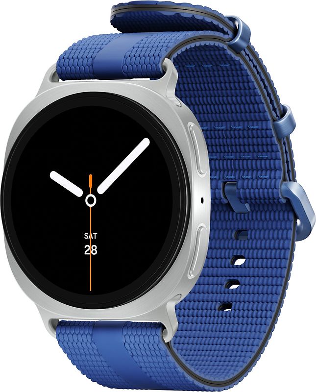 Samsung Galaxy Watch8 44 mm Boîtier aluminium graphite sur Sport Chic M/L bleu nuit [Wi-Fi]