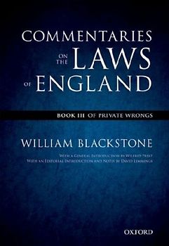 The Oxford Edition of Blackstone's