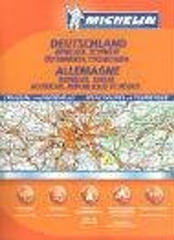 Deutschland / Allemagne (mit Benelux, Österreich, Schweiz, Tschechien). 1:300000-1:600000