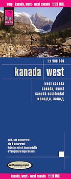 Reise Know-How Landkarte Kanada West (1:1.900.000)
