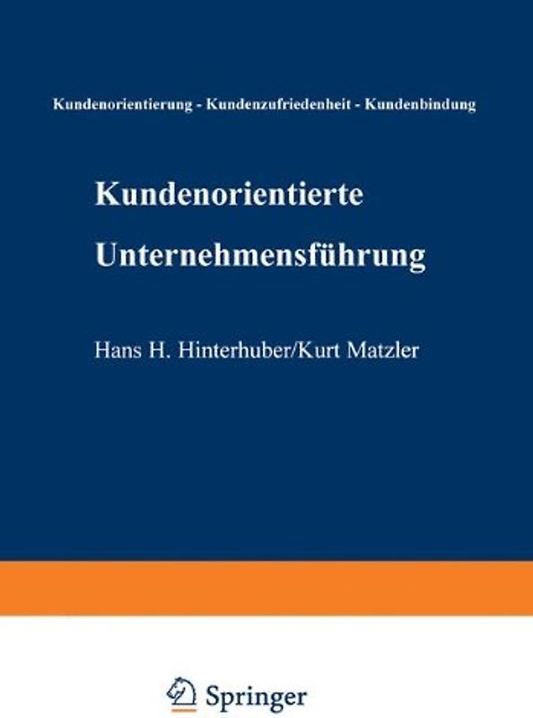 Kundenorientierte Unternehmensführung