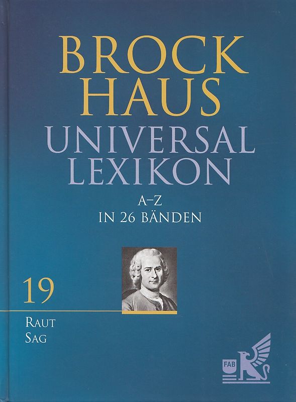 Brockhaus Universallexikon A-Z in 26 Bänden: Band 19 - Raut-Sag [Gebundene Ausgabe]