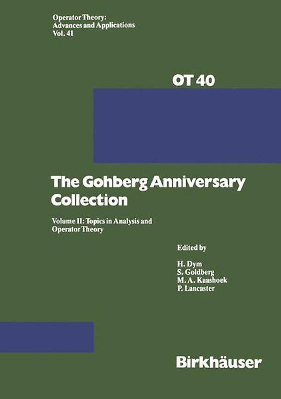The Gohberg Anniversary Collection