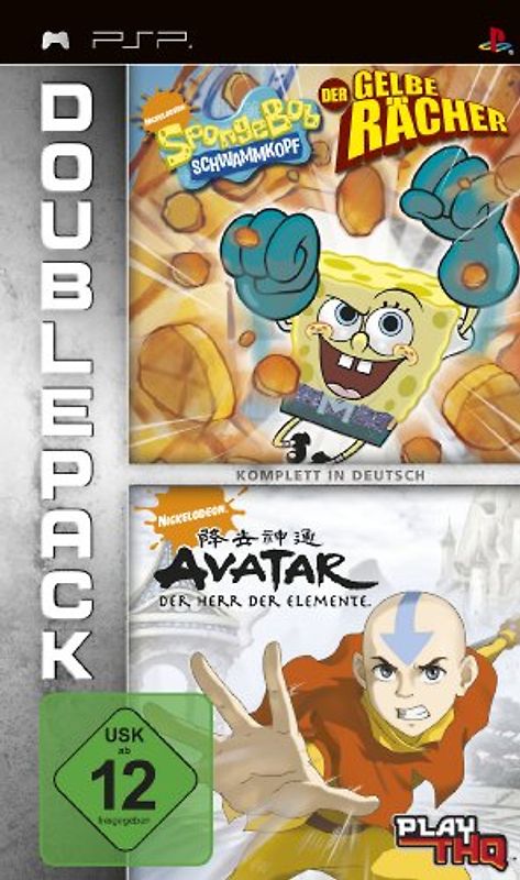 Avatar & SpongeBob-Der gelbe Rächer Doppelpack PlayStation Portable