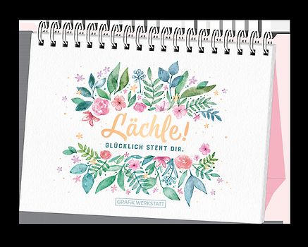 Lächle! Glücklich steht dir.